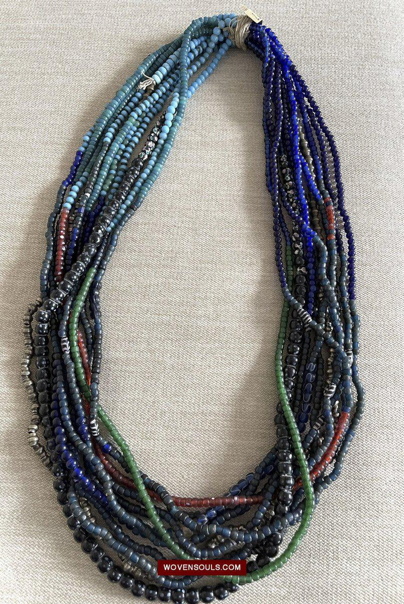 377 SOLD Old Wedding Beads - Apatani Tribe - Arunachal Pradesh Tribal Jewelry-WOVENSOULS-Antique-Vintage-Textiles-Art-Decor