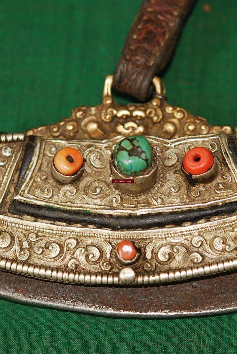 407 Antique Tibetan Flint Lighter with Iron-WOVENSOULS-Antique-Vintage-Textiles-Art-Decor