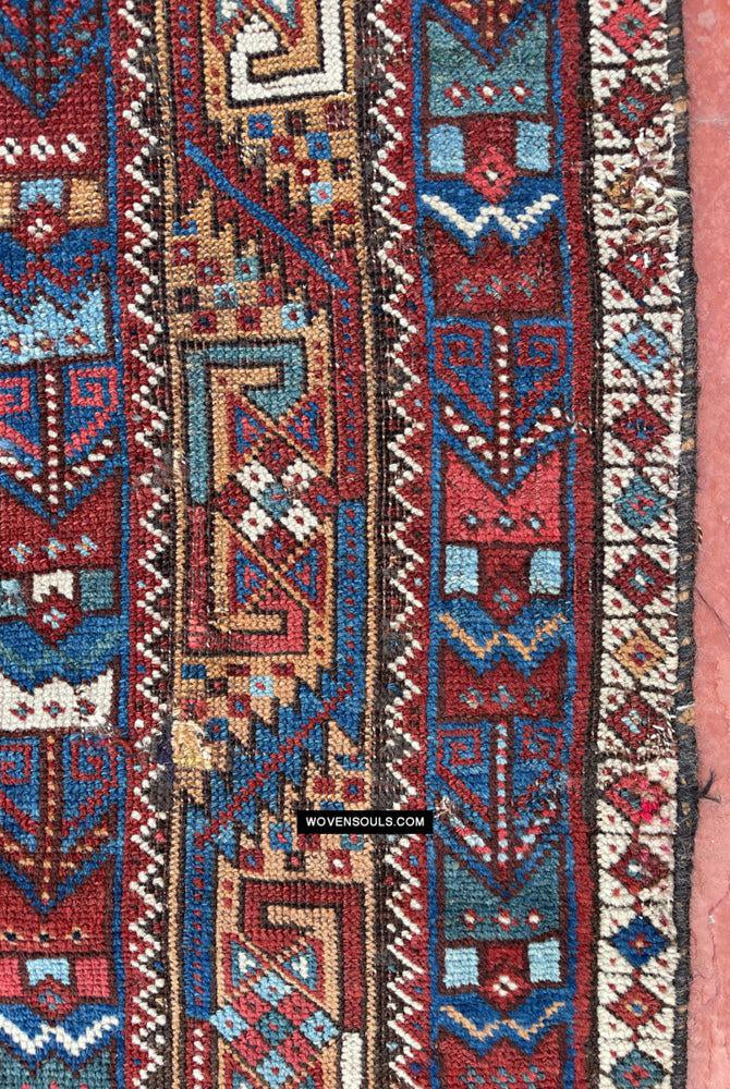 409 Antique Afshar Bird Rug - Gallery-2-WOVENSOULS Antique Textiles & Art Gallery