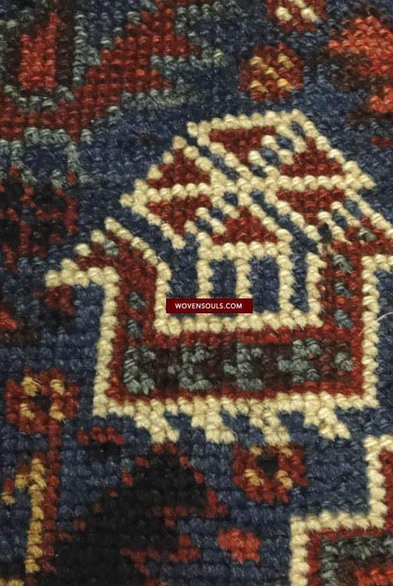 409 Antique Afshar Bird Rug - Gallery-2-WOVENSOULS-Antique-Vintage-Textiles-Art-Decor
