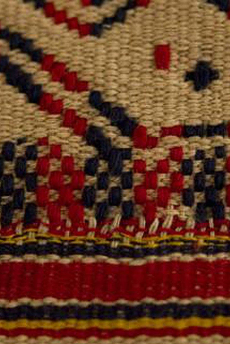 414 VENDU Textile tissé Pua Pilih Dayak antique de Bornéo-WOVENSOULS-Antique-Vintage-Textiles-Art-Décor