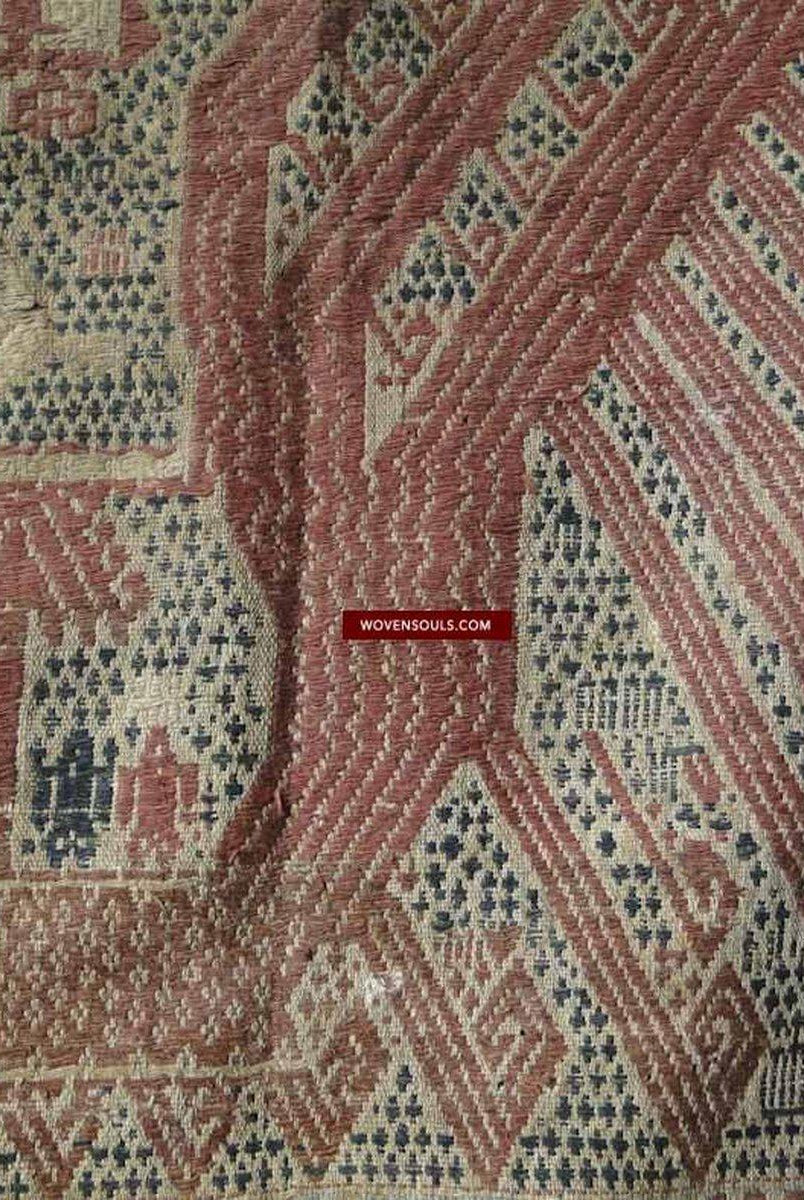 415 Antique Tampan Kalianda Tampan Ship Cloth-WOVENSOULS-Antique-Vintage-Textiles-Art-Decor