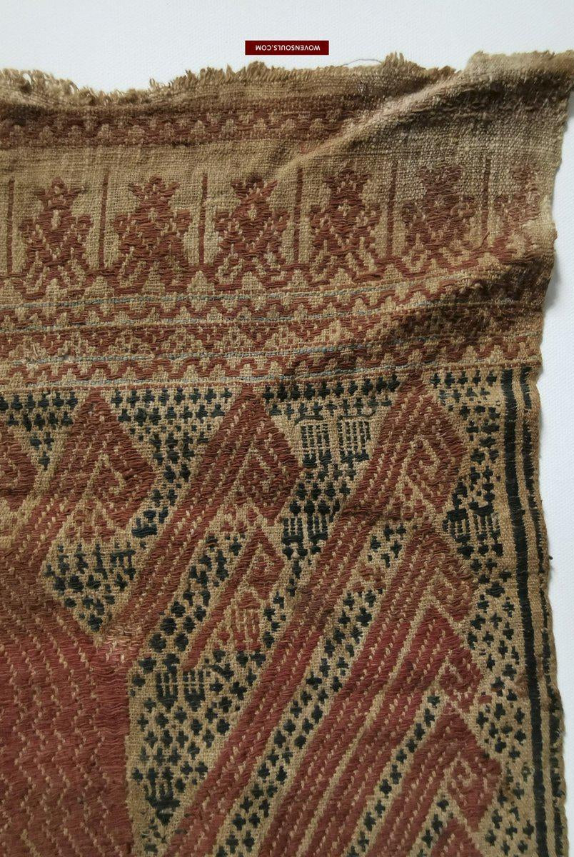 415 Antique Tampan Kalianda Tampan Ship Cloth-WOVENSOULS-Antique-Vintage-Textiles-Art-Decor