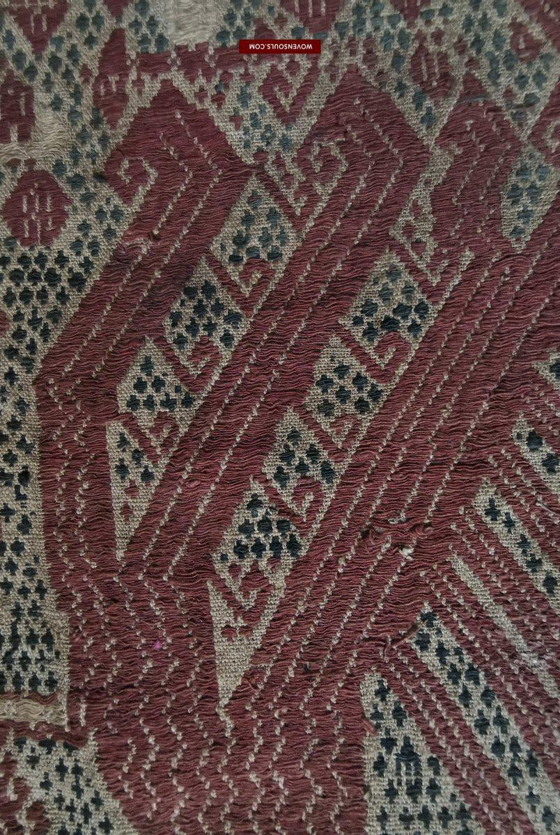 415 Antique Tampan Kalianda Tampan Ship Cloth-WOVENSOULS-Antique-Vintage-Textiles-Art-Decor