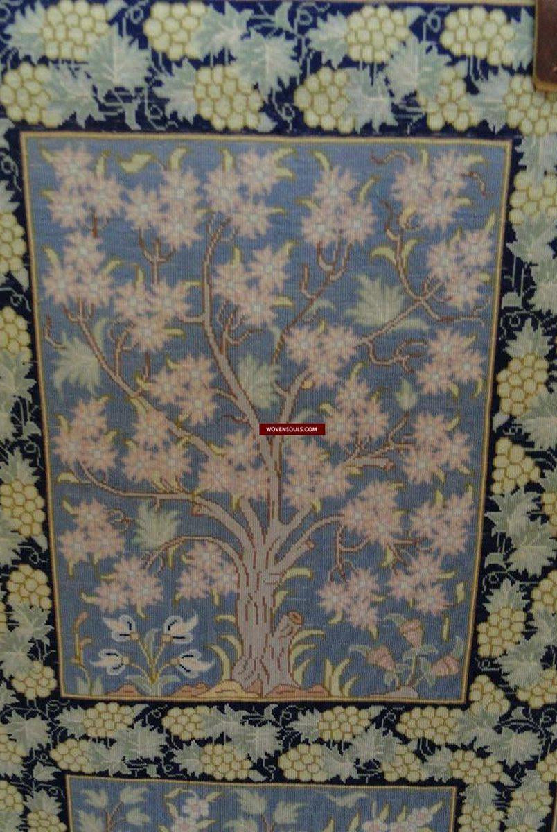 437 Silk Qum Rug - High Knot Count - Signed by masterweaver Masumi - Gallery-2-WOVENSOULS-Antique-Vintage-Textiles-Art-Decor