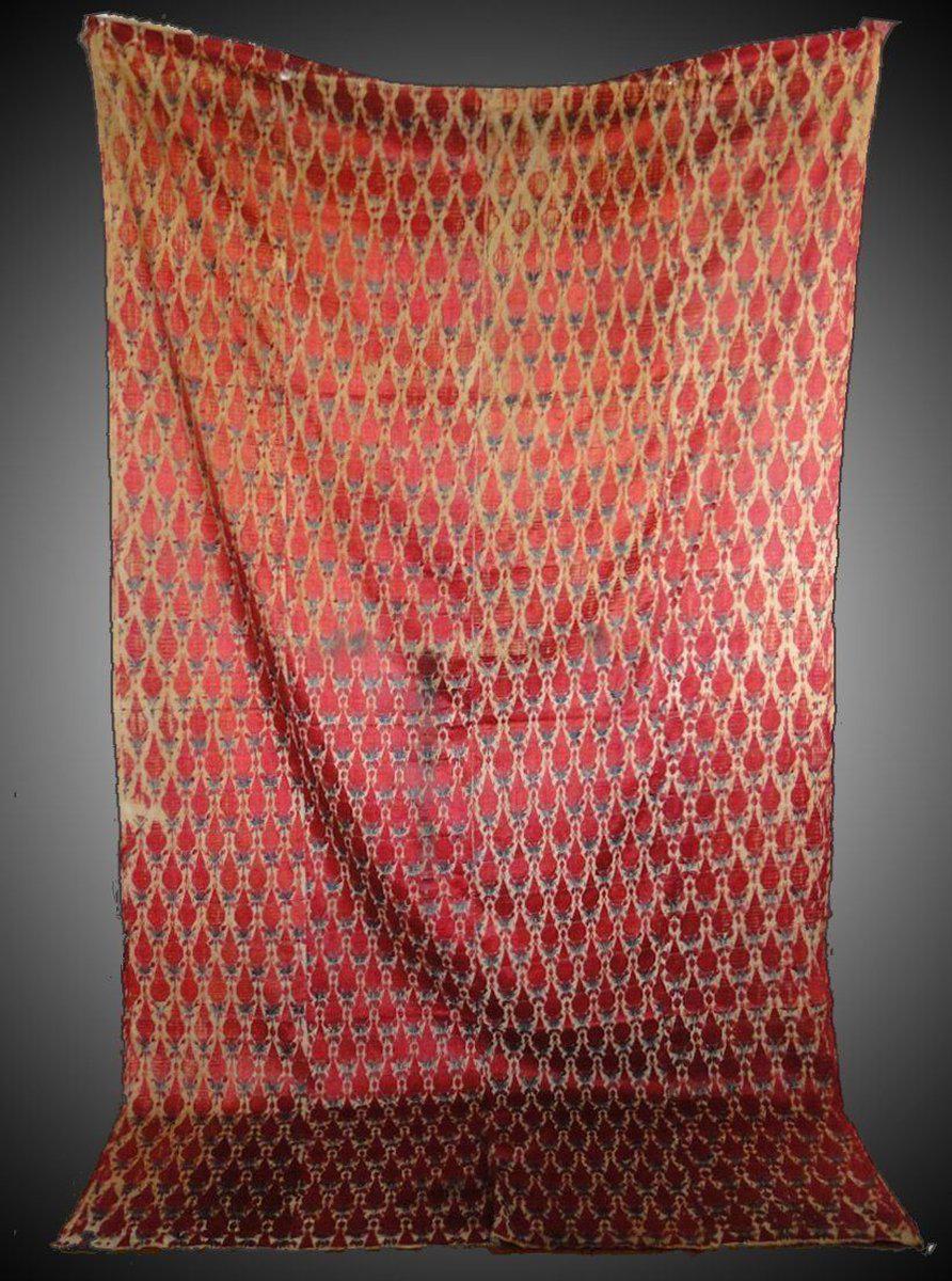 447 SOLD Rare Antique Thirma Phulkari Textile-WOVENSOULS-Antique-Vintage-Textiles-Art-Decor
