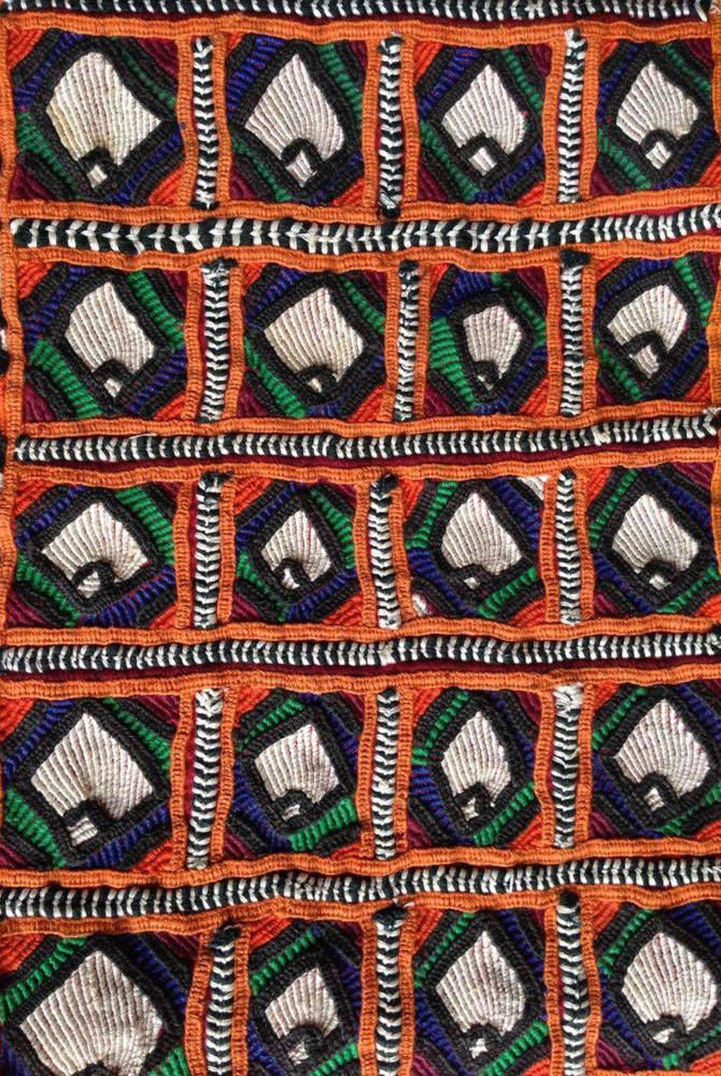 454 Vintage Embroidered Dress Front - Kutch / Sindh-WOVENSOULS-Antique-Vintage-Textiles-Art-Decor