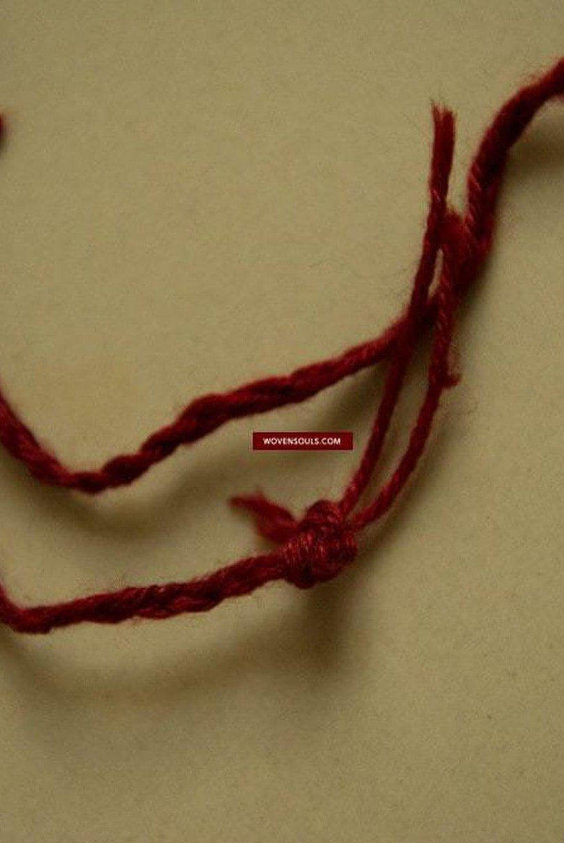 485 rari gioielli in argento antico con collana di corallo cimelio da Chanthang Ladakh-WOVENSOULS-Arredamento artistico-tessile-vintage-antico