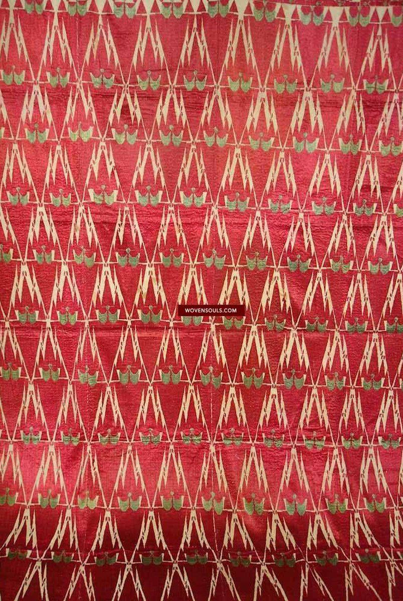 517 Old Khanjar Thirma Wedding Bagh Phulkari - SOLD-WOVENSOULS-Antique-Vintage-Textiles-Art-Decor