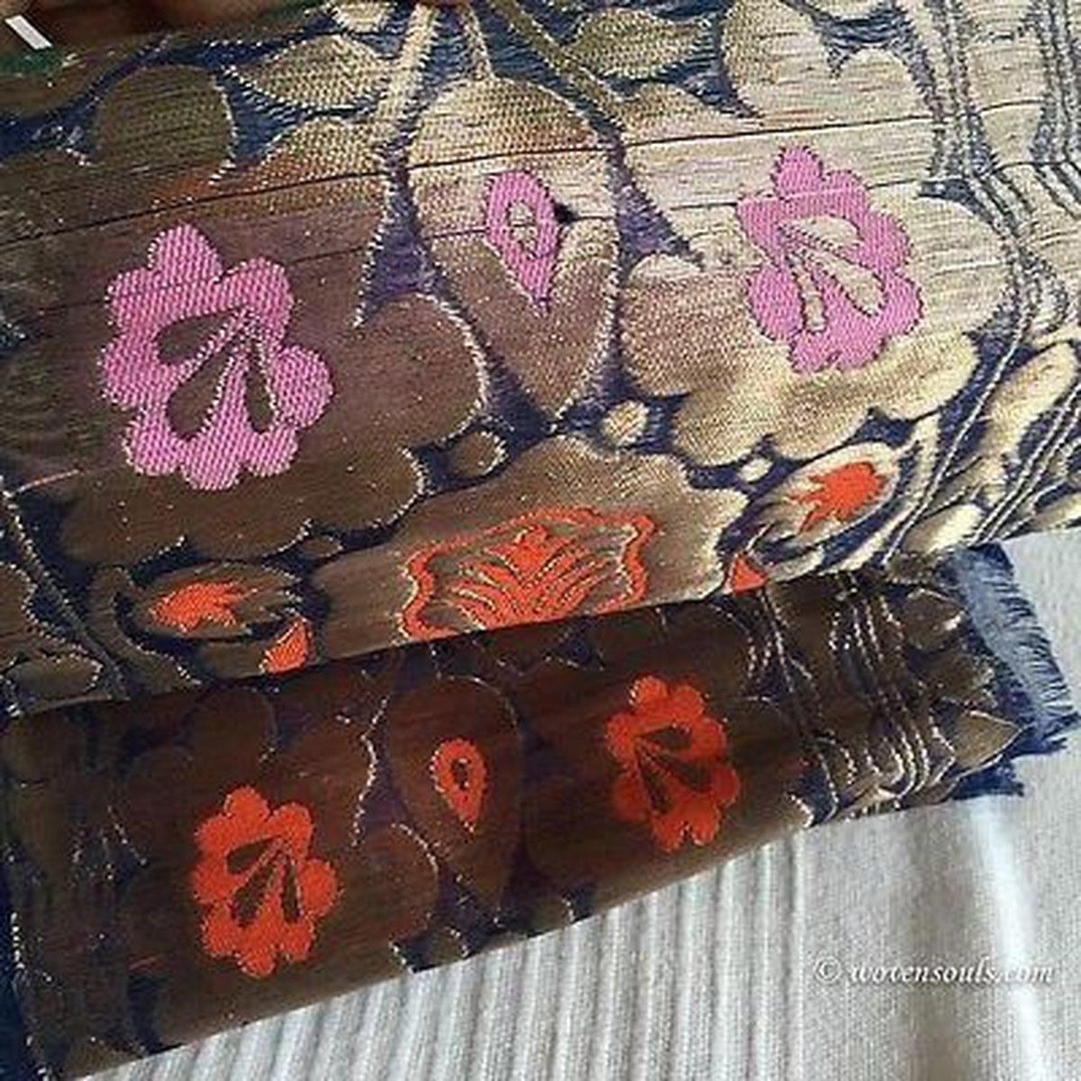 5173 Vintage Zari Border from Sari-WOVENSOULS-Antique-Vintage-Textiles-Art-Decor