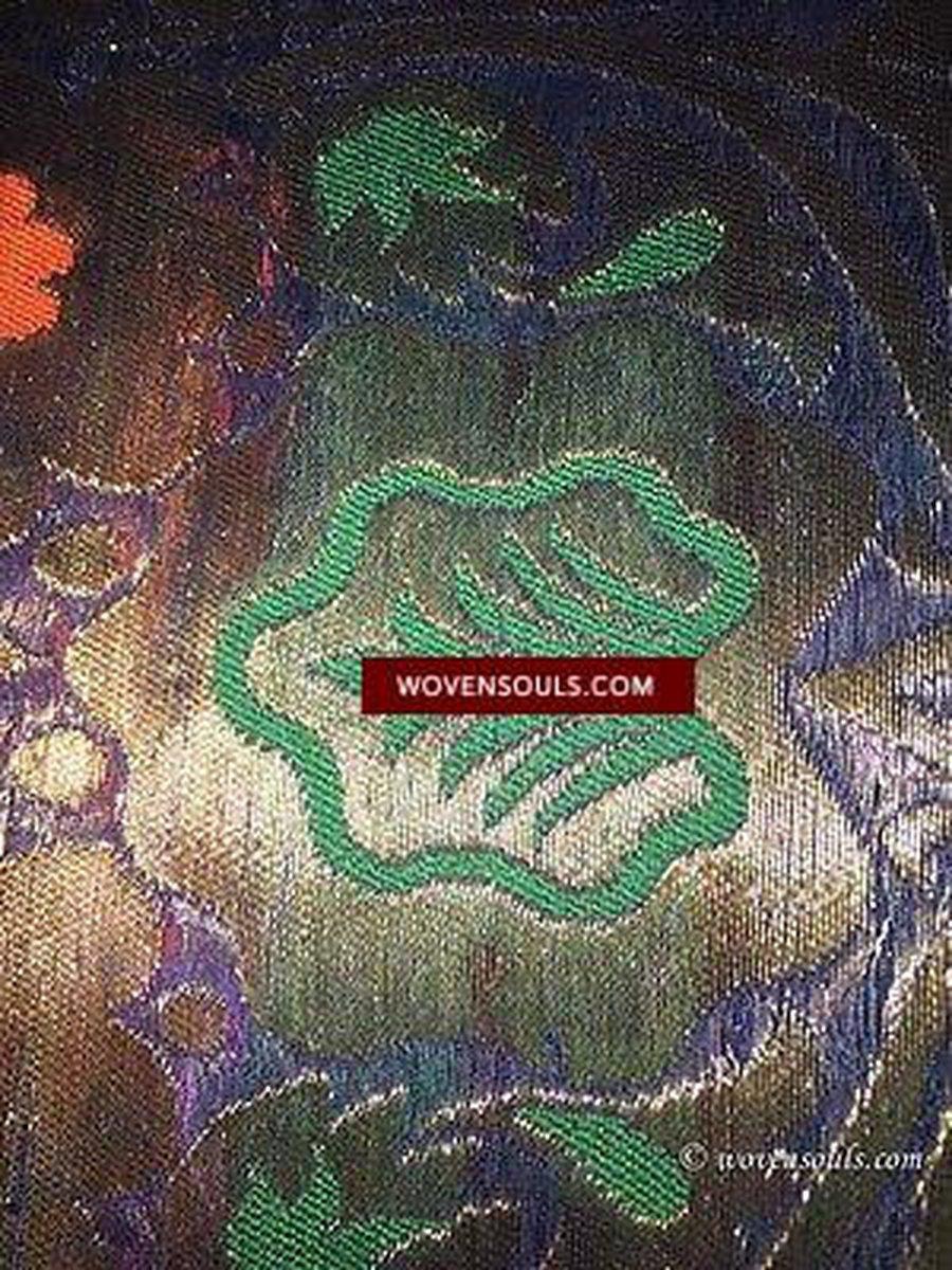 5173 Vintage Zari Border from Sari-WOVENSOULS-Antique-Vintage-Textiles-Art-Decor