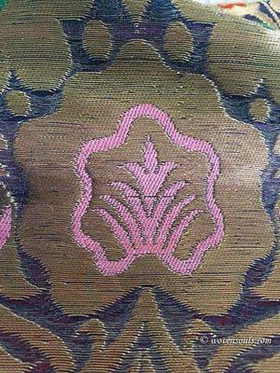 5173 Vintage Zari Border from Sari-WOVENSOULS-Antique-Vintage-Textiles-Art-Decor