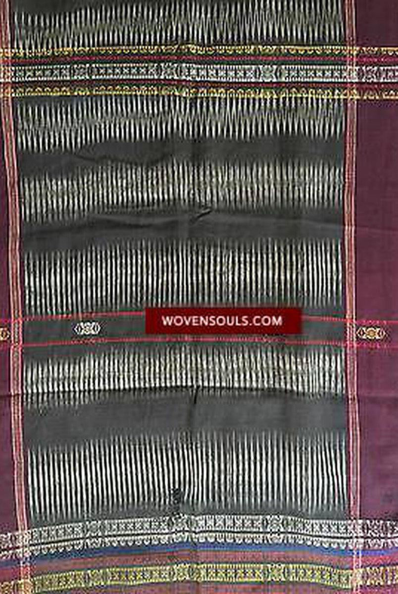 5195 Antique Batak Ulos Shoulder Cloth-WOVENSOULS-Antique-Vintage-Textiles-Art-Decor