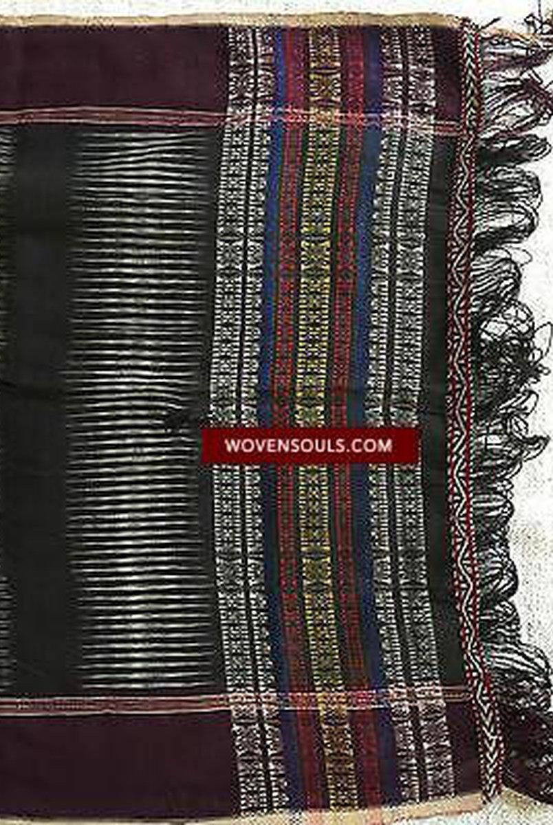 5195 Antique Batak Ulos Shoulder Cloth-WOVENSOULS-Antique-Vintage-Textiles-Art-Decor
