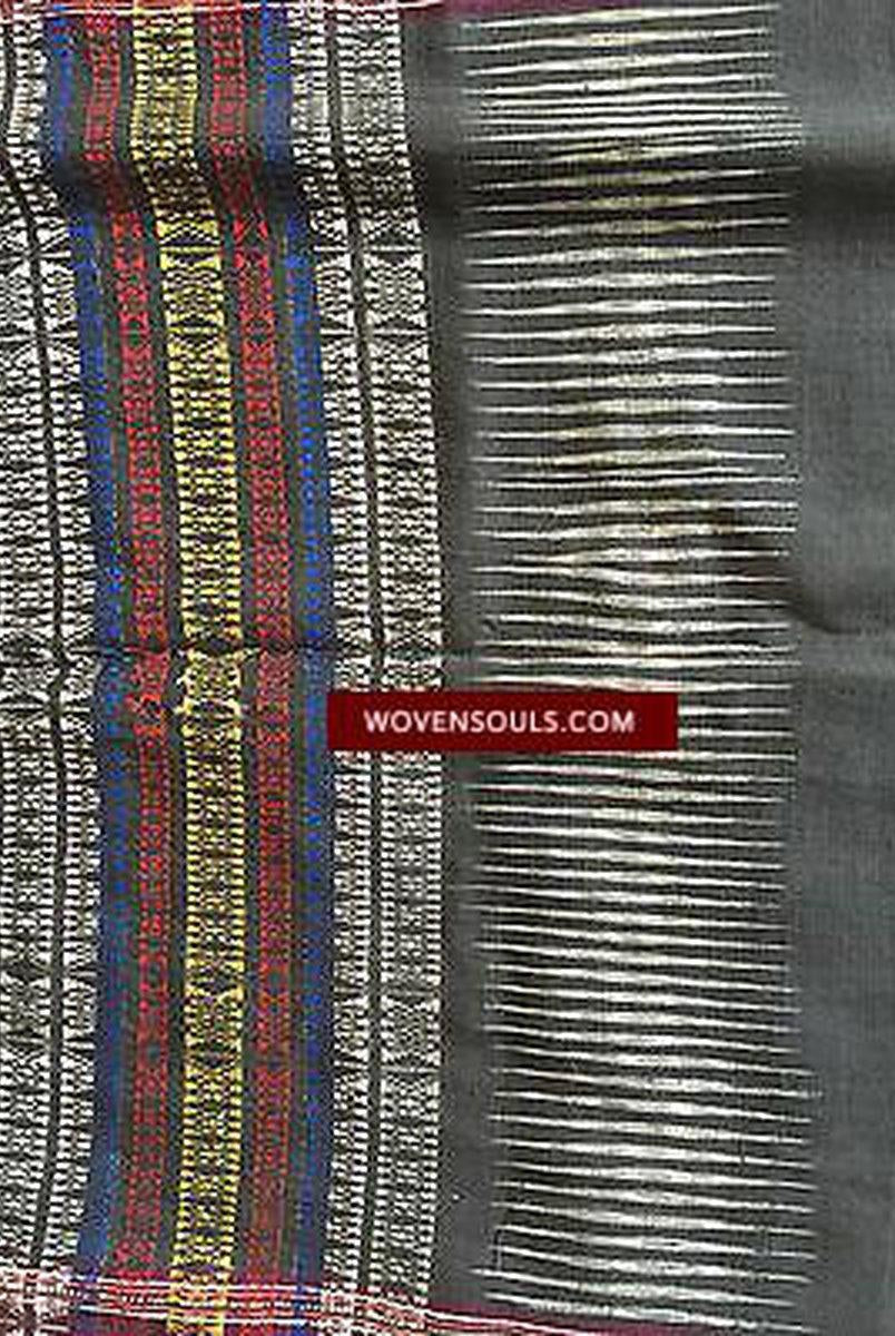 5195 Antique Batak Ulos Shoulder Cloth-WOVENSOULS-Antique-Vintage-Textiles-Art-Decor