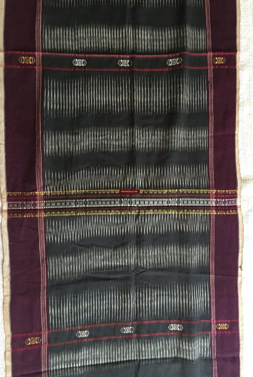 5195 Antique Batak Ulos Shoulder Cloth-WOVENSOULS-Antique-Vintage-Textiles-Art-Decor