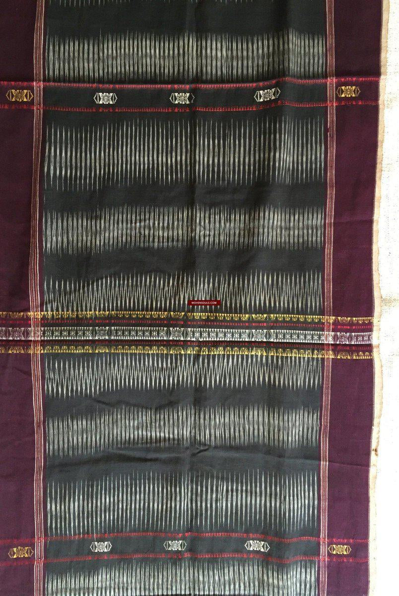 5195 Antique Batak Ulos Shoulder Cloth-WOVENSOULS-Antique-Vintage-Textiles-Art-Decor