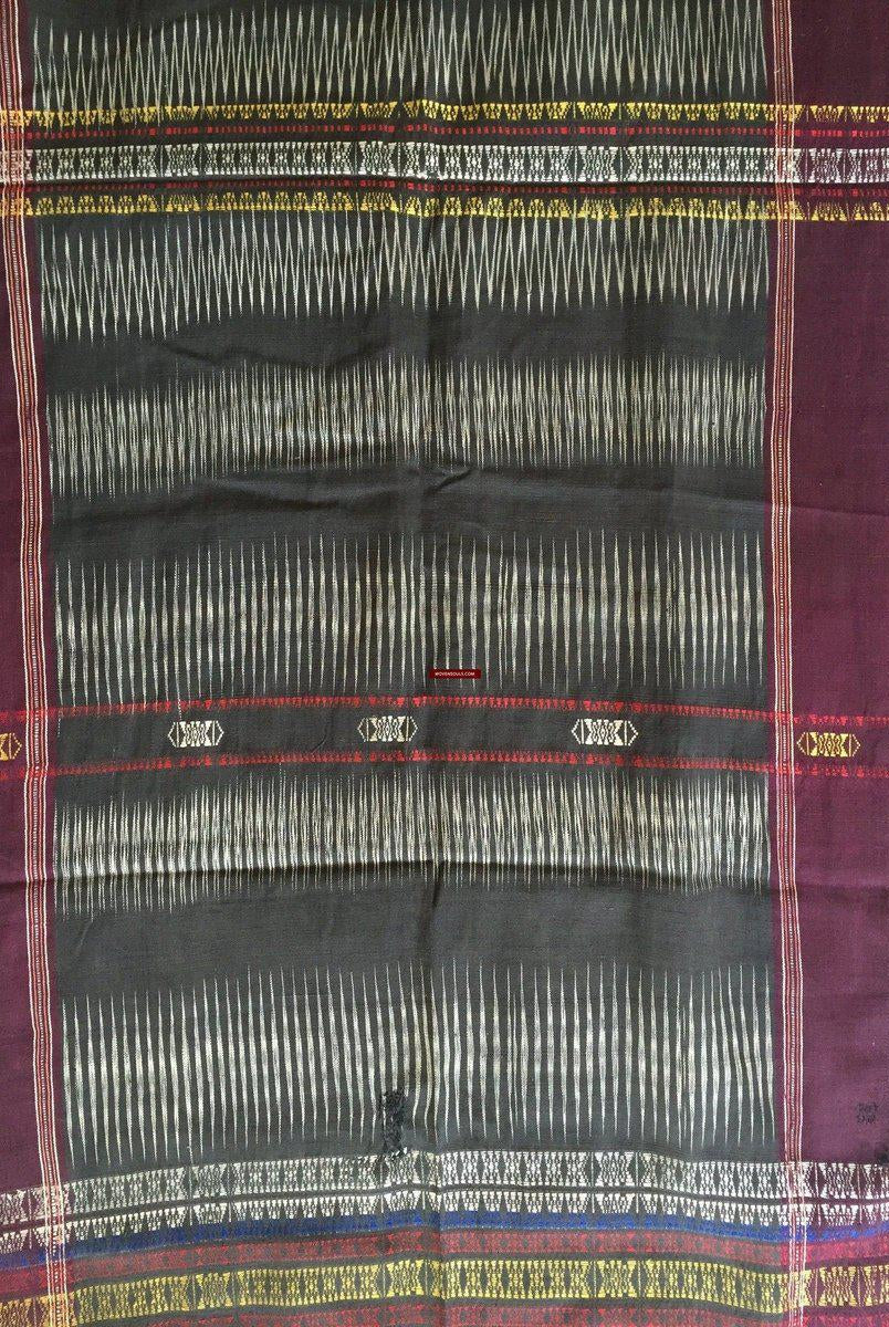 5195 Antique Batak Ulos Shoulder Cloth-WOVENSOULS-Antique-Vintage-Textiles-Art-Decor