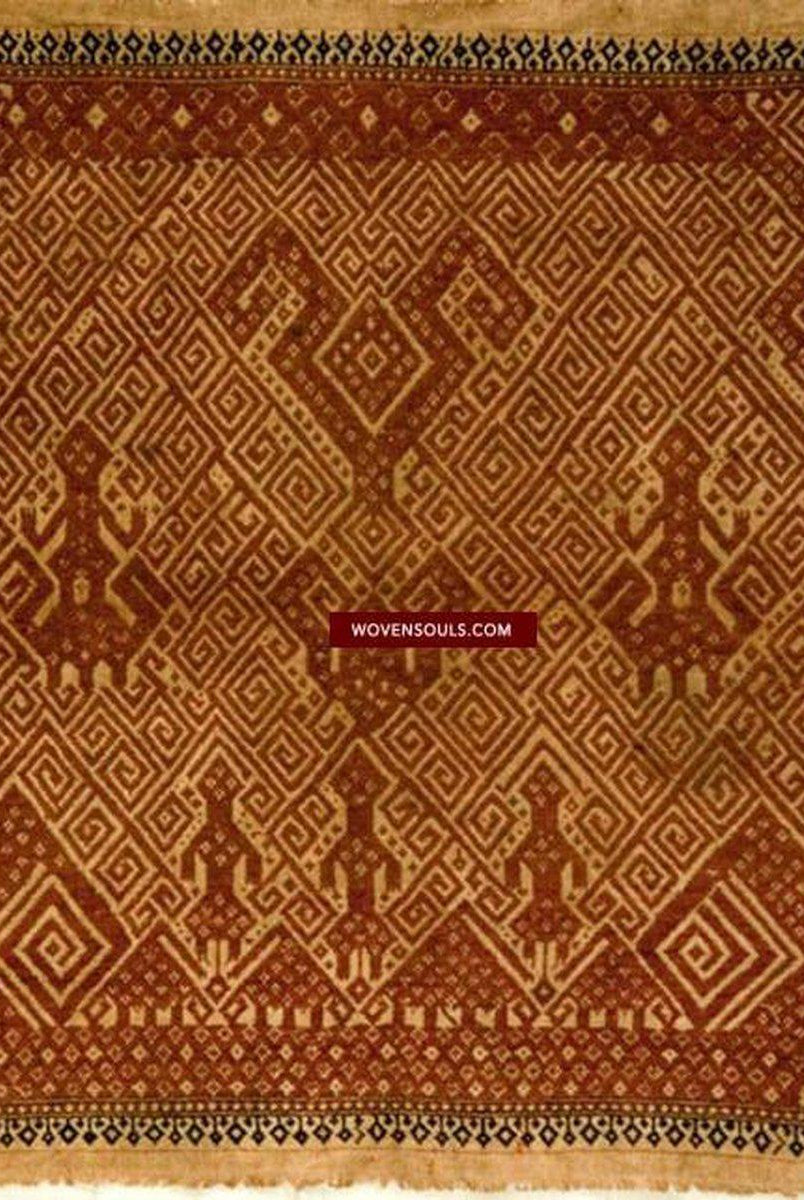 520 Antique Tampan Ship cloth SUmatra Indonesia Textile Art-WOVENSOULS-Antique-Vintage-Textiles-Art-Decor