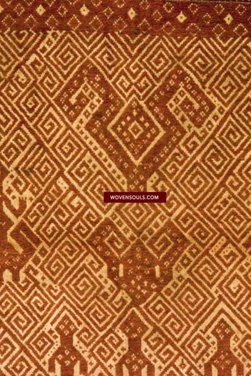 520 Antique Tampan Ship cloth SUmatra Indonesia Textile Art-WOVENSOULS-Antique-Vintage-Textiles-Art-Decor