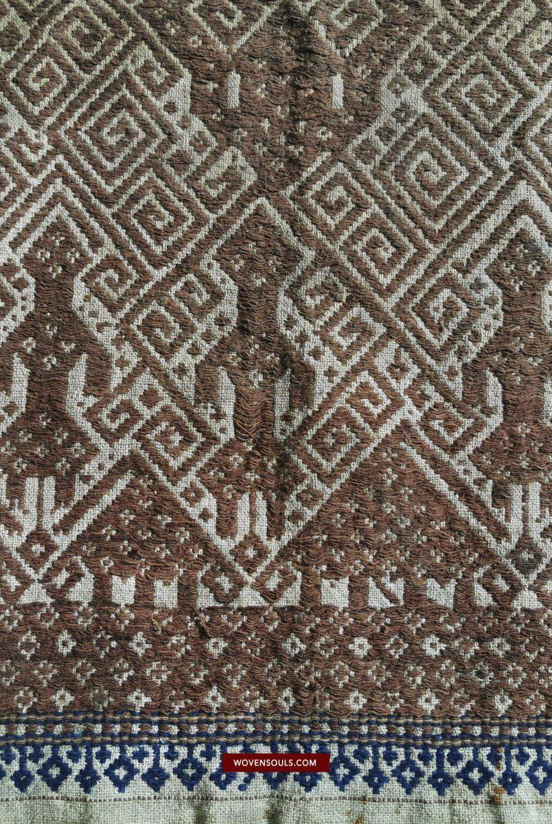 520 Antique Tampan Ship cloth SUmatra Indonesia Textile Art-WOVENSOULS-Antique-Vintage-Textiles-Art-Decor