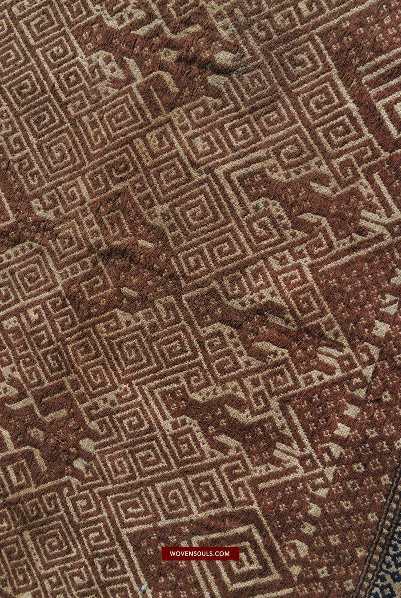 520 Antique Tampan Ship cloth SUmatra Indonesia Textile Art-WOVENSOULS-Antique-Vintage-Textiles-Art-Decor
