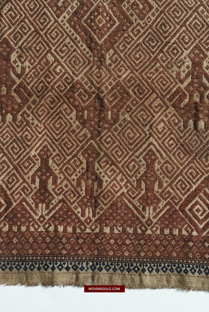 520 Antique Tampan Ship cloth SUmatra Indonesia Textile Art-WOVENSOULS-Antique-Vintage-Textiles-Art-Decor