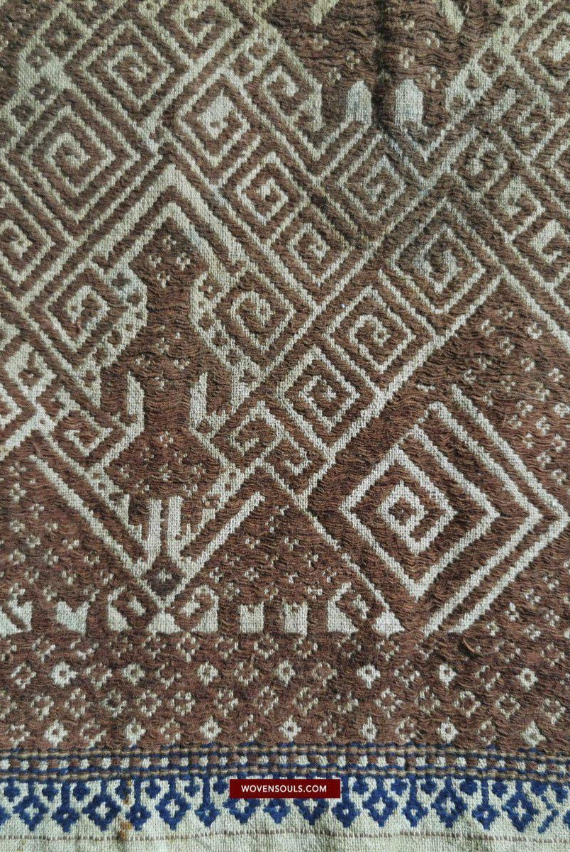 520 Antique Tampan Ship cloth SUmatra Indonesia Textile Art-WOVENSOULS-Antique-Vintage-Textiles-Art-Decor