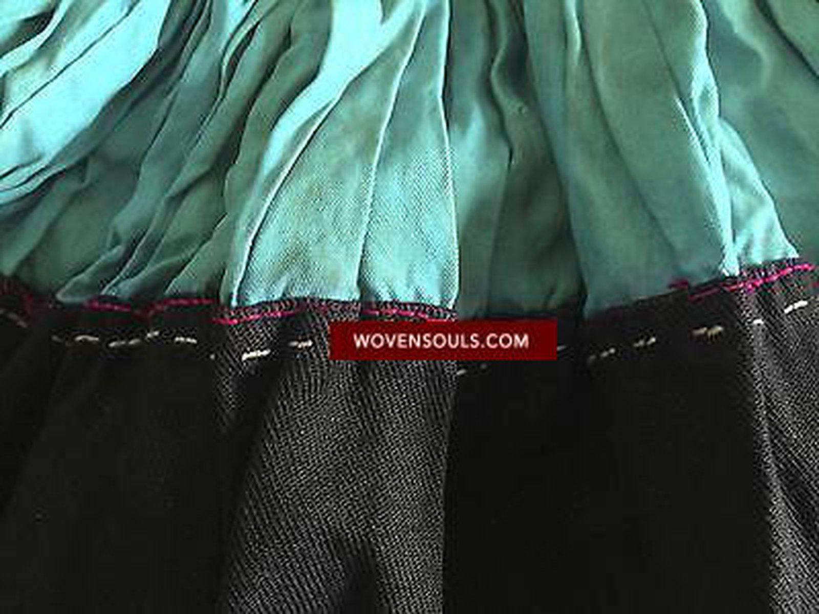 5200 Chinese Minority Child's Apron Tunic Costume-WOVENSOULS-Antique-Vintage-Textiles-Art-Decor