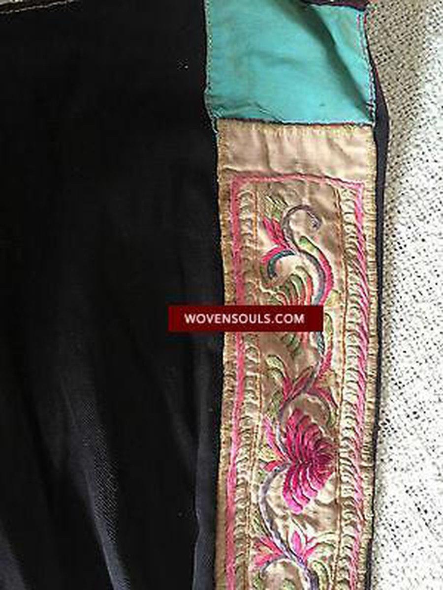 5200 Chinese Minority Child's Apron Tunic Costume-WOVENSOULS-Antique-Vintage-Textiles-Art-Decor