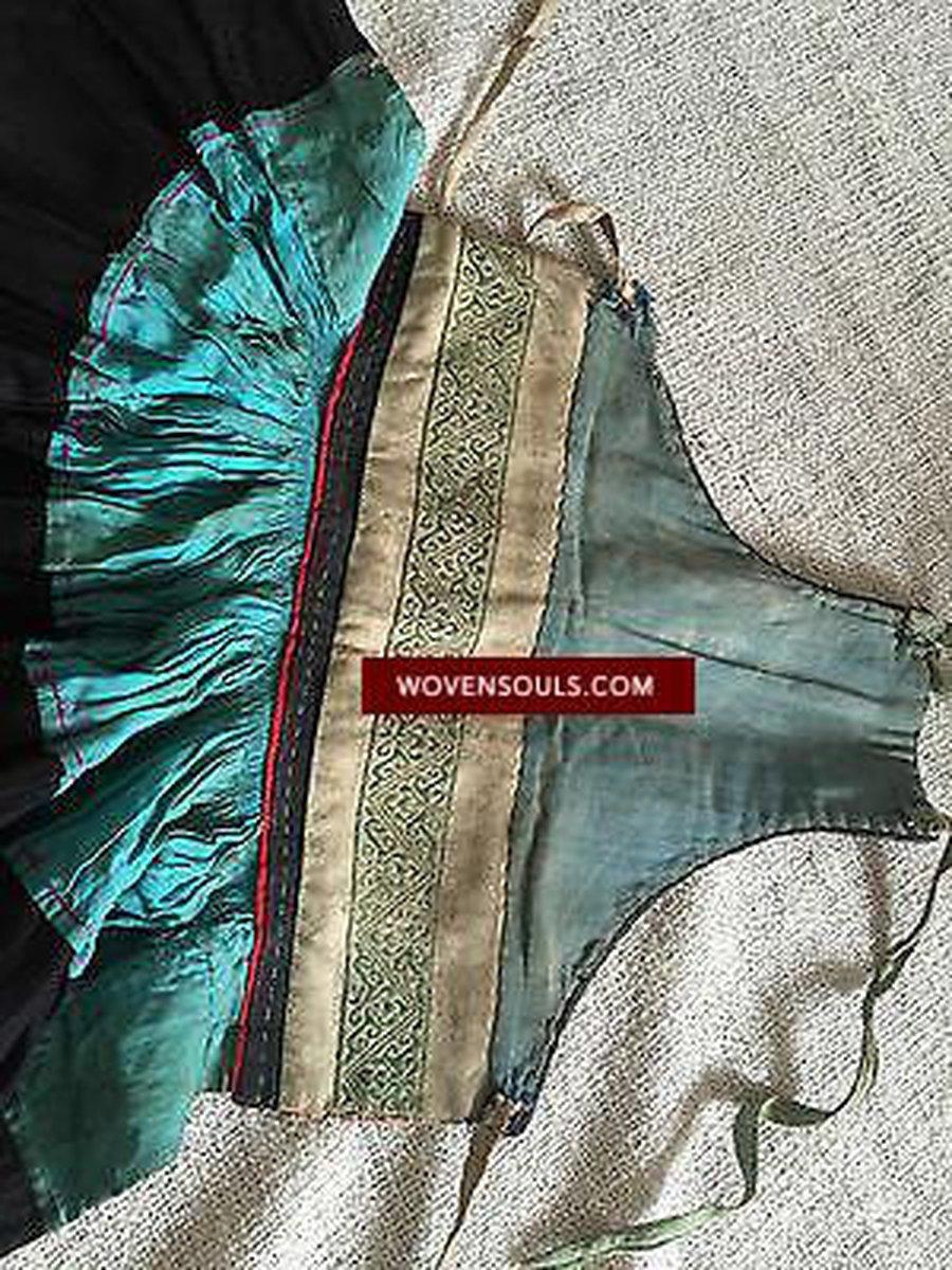 5200 Chinese Minority Child's Apron Tunic Costume-WOVENSOULS-Antique-Vintage-Textiles-Art-Decor