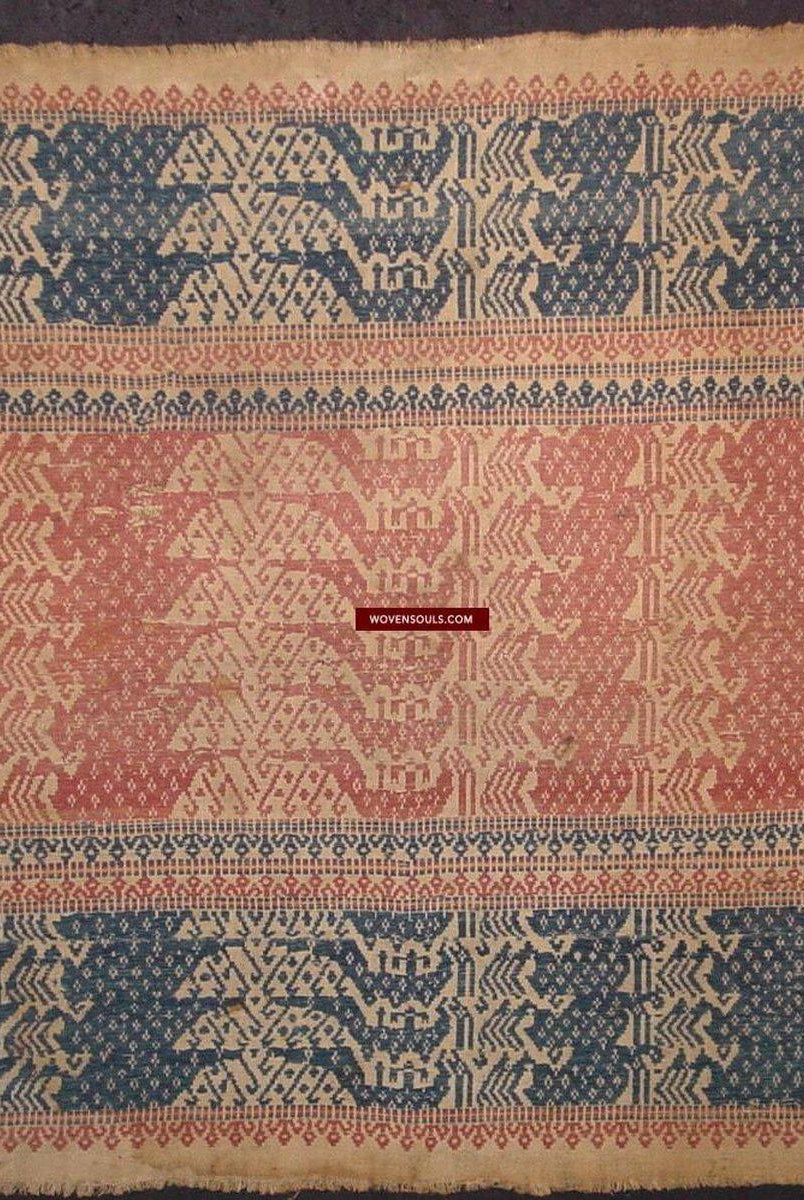 523 Antique Tampan Ship Cloth-WOVENSOULS-Antique-Vintage-Textiles-Art-Decor