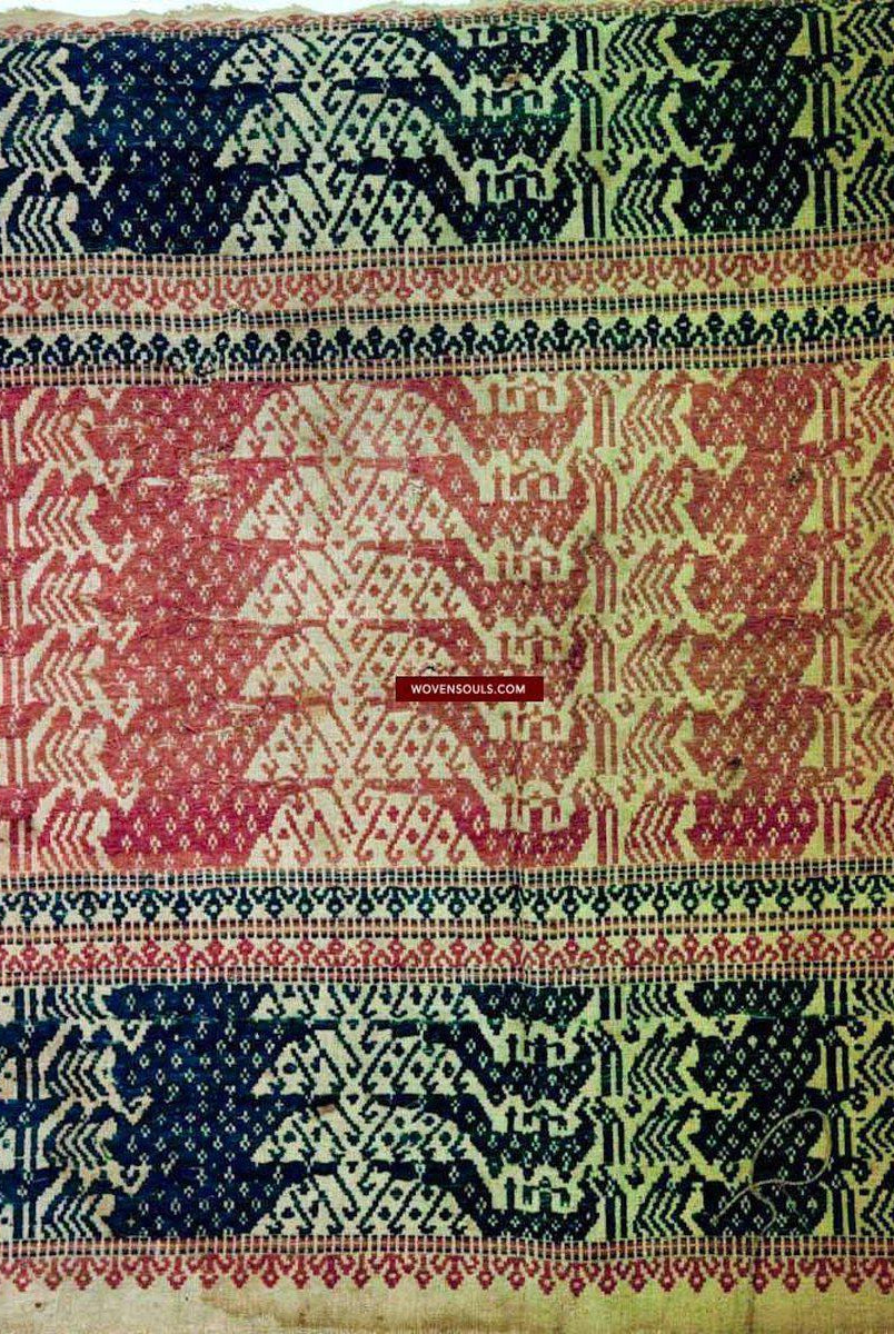523 Antique Tampan Ship Cloth-WOVENSOULS-Antique-Vintage-Textiles-Art-Decor