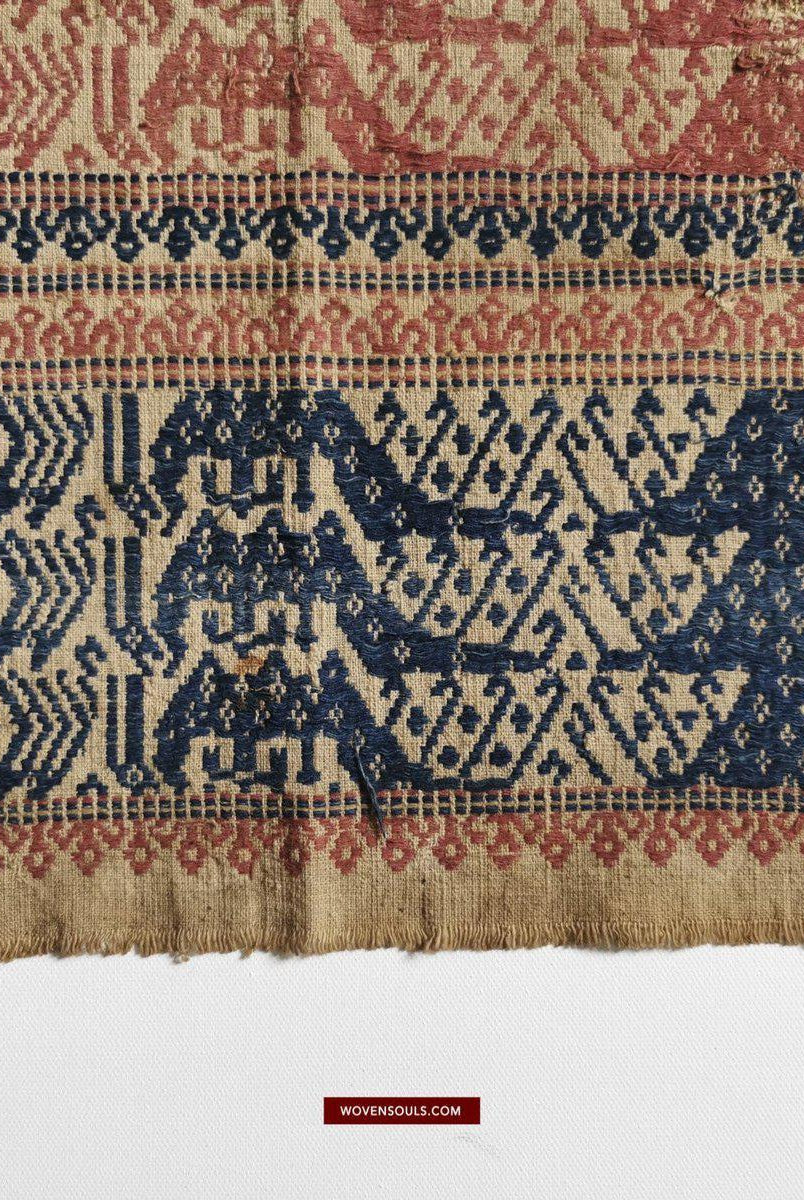 523 Antique Tampan Ship Cloth-WOVENSOULS-Antique-Vintage-Textiles-Art-Decor