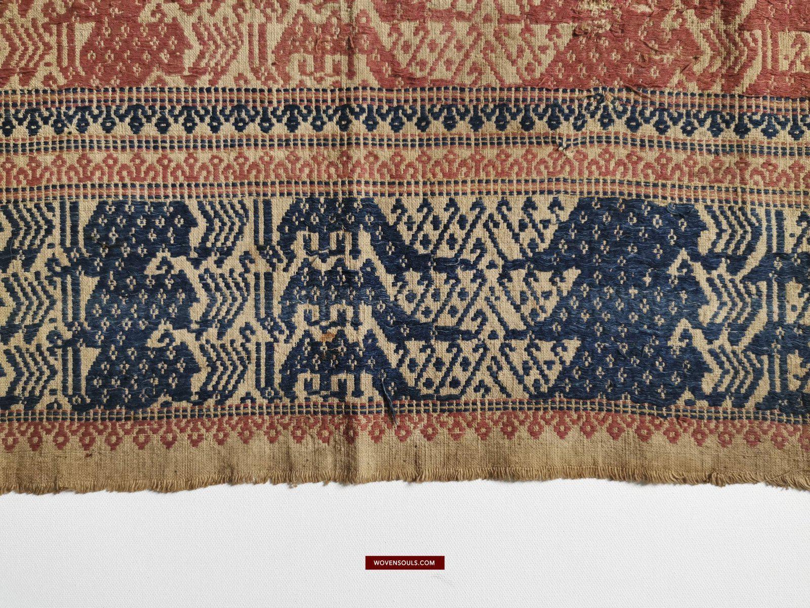 523 Antique Tampan Ship Cloth-WOVENSOULS-Antique-Vintage-Textiles-Art-Decor