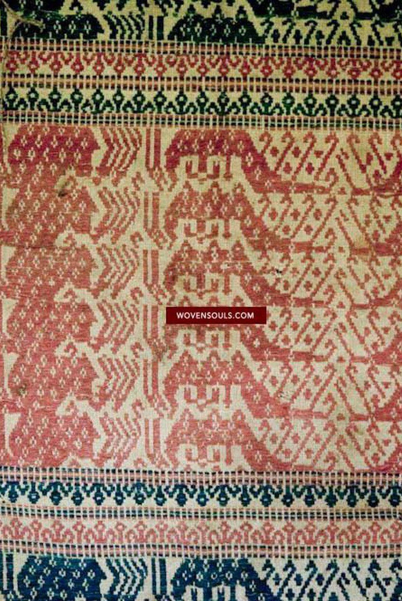 523 Antique Tampan Ship Cloth-WOVENSOULS-Antique-Vintage-Textiles-Art-Decor