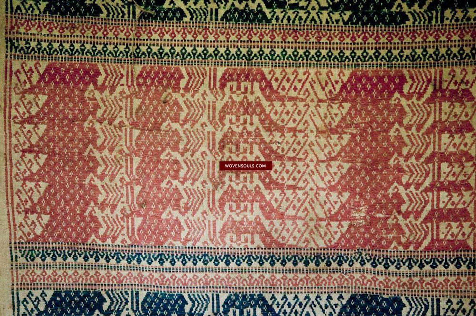 523 Antique Tampan Ship Cloth-WOVENSOULS-Antique-Vintage-Textiles-Art-Decor