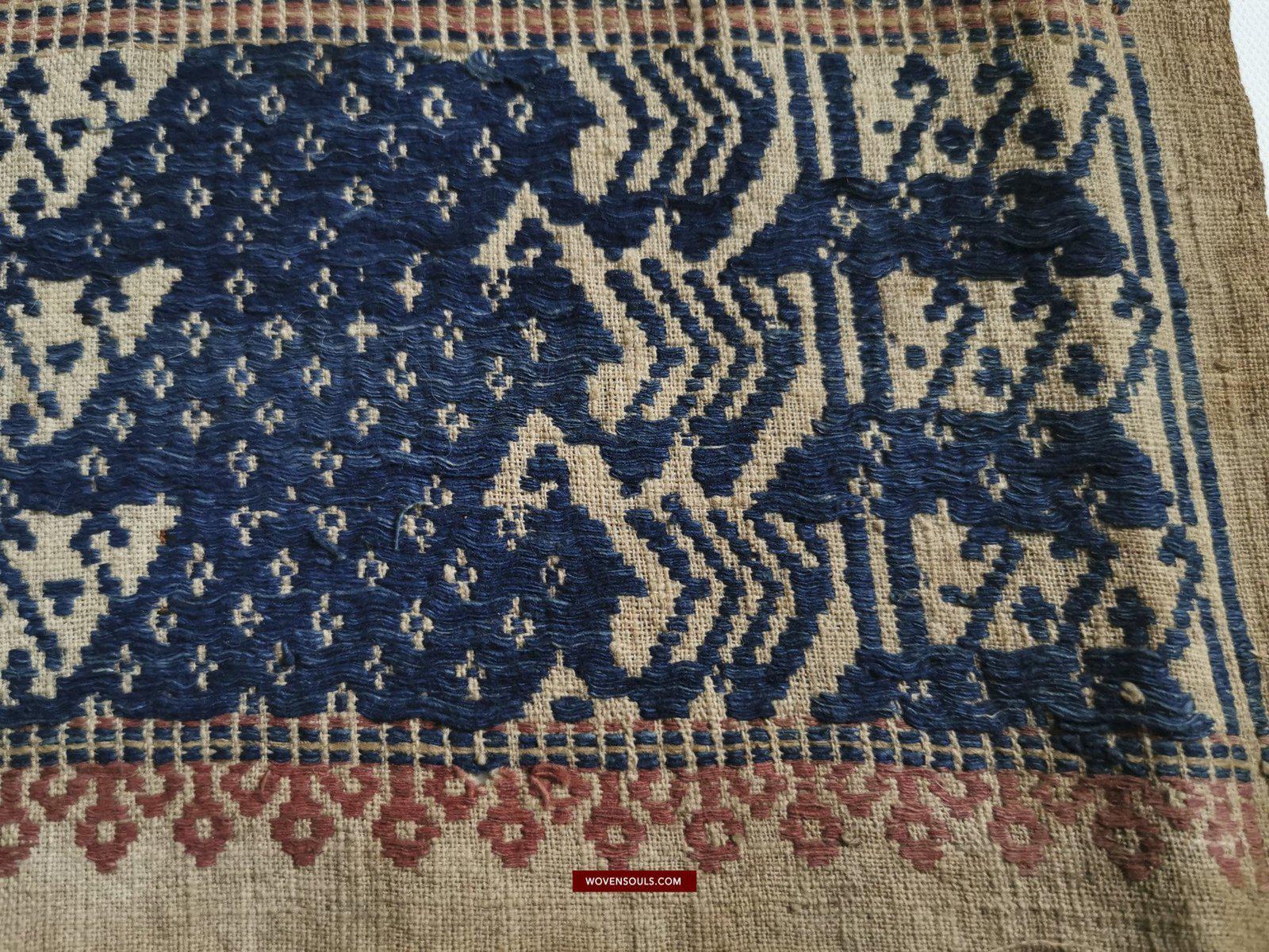 523 Antique Tampan Ship Cloth-WOVENSOULS-Antique-Vintage-Textiles-Art-Decor