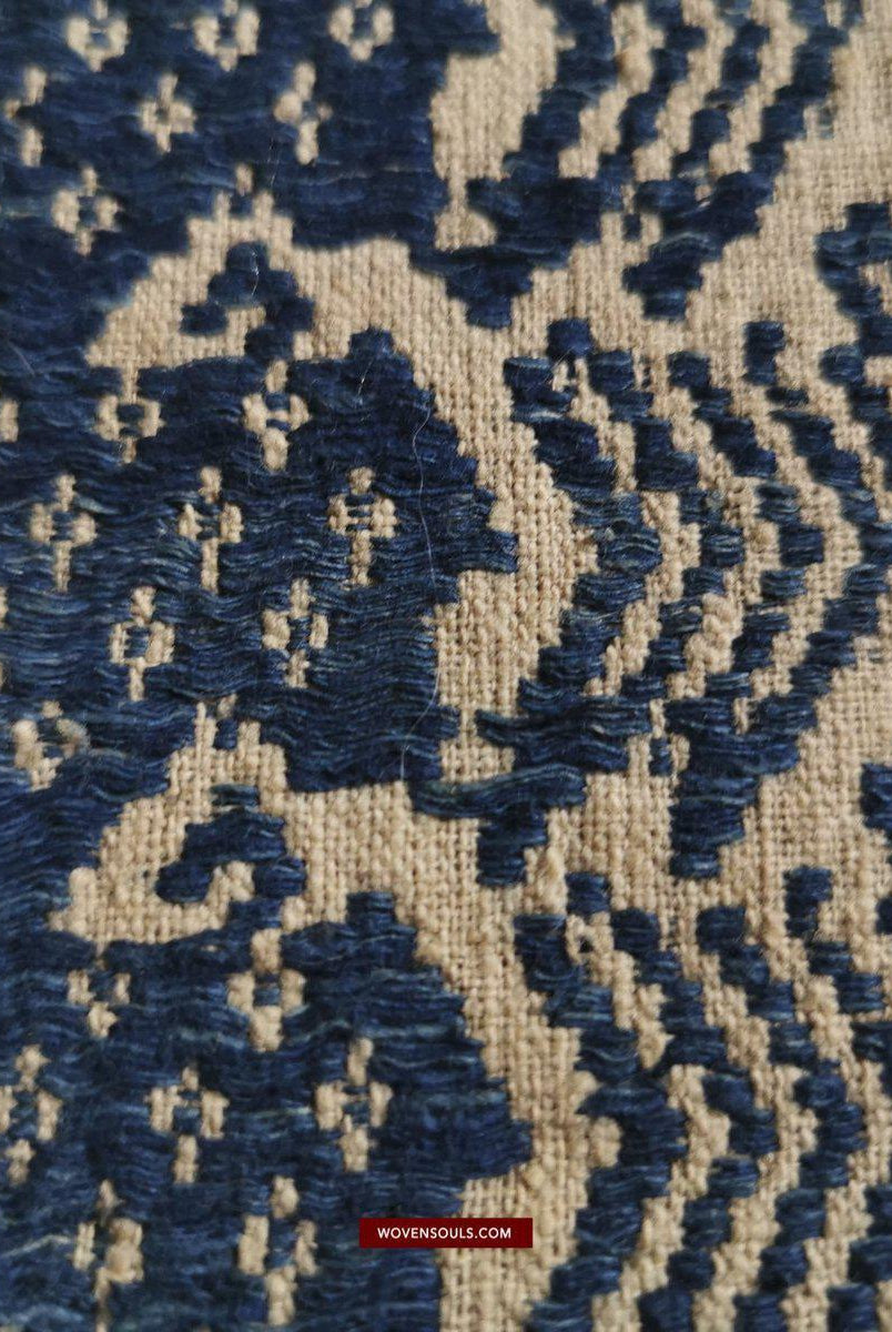 523 Antique Tampan Ship Cloth-WOVENSOULS-Antique-Vintage-Textiles-Art-Decor