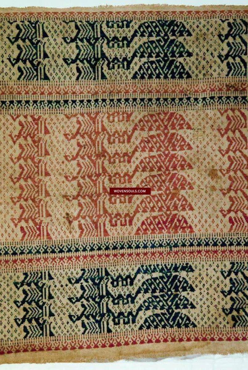 523 Antique Tampan Ship Cloth-WOVENSOULS-Antique-Vintage-Textiles-Art-Decor