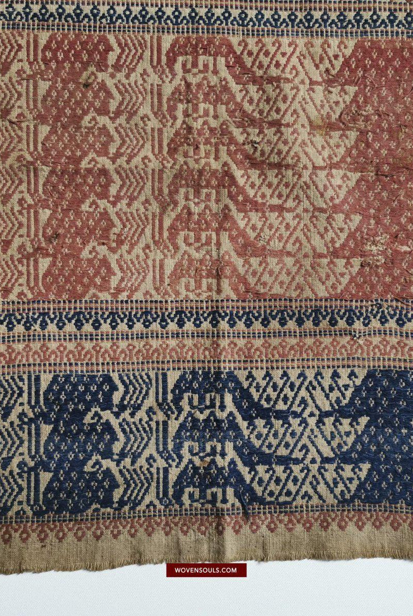 523 Antique Tampan Ship Cloth-WOVENSOULS-Antique-Vintage-Textiles-Art-Decor