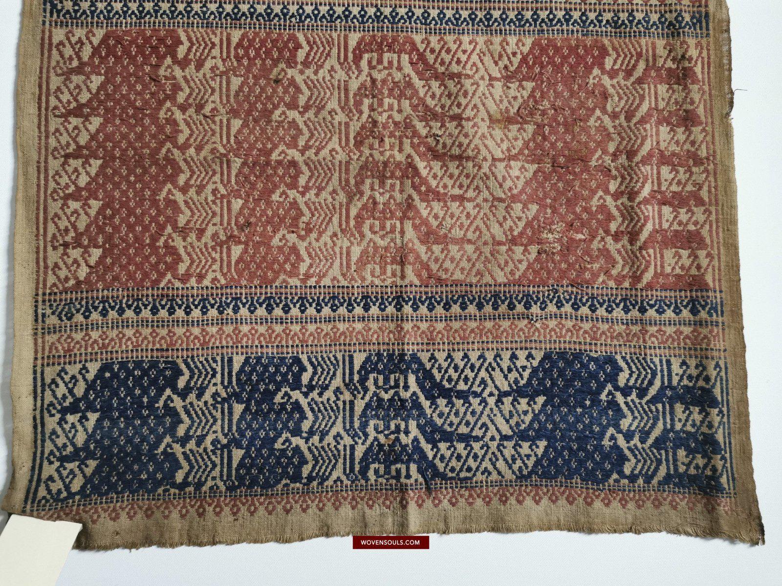 523 Antique Tampan Ship Cloth-WOVENSOULS-Antique-Vintage-Textiles-Art-Decor