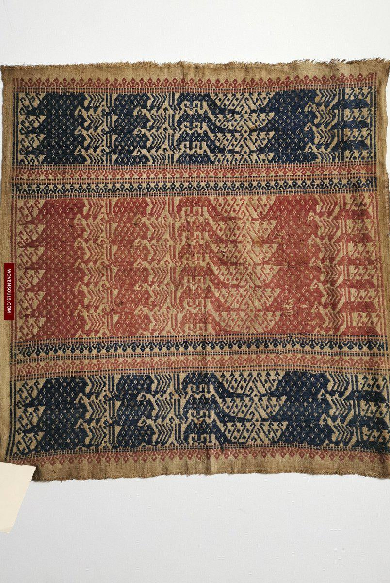 523 Antique Tampan Ship Cloth-WOVENSOULS-Antique-Vintage-Textiles-Art-Decor