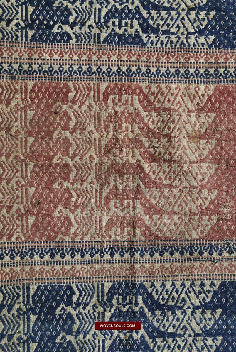 523 Antique Tampan Ship Cloth-WOVENSOULS-Antique-Vintage-Textiles-Art-Decor