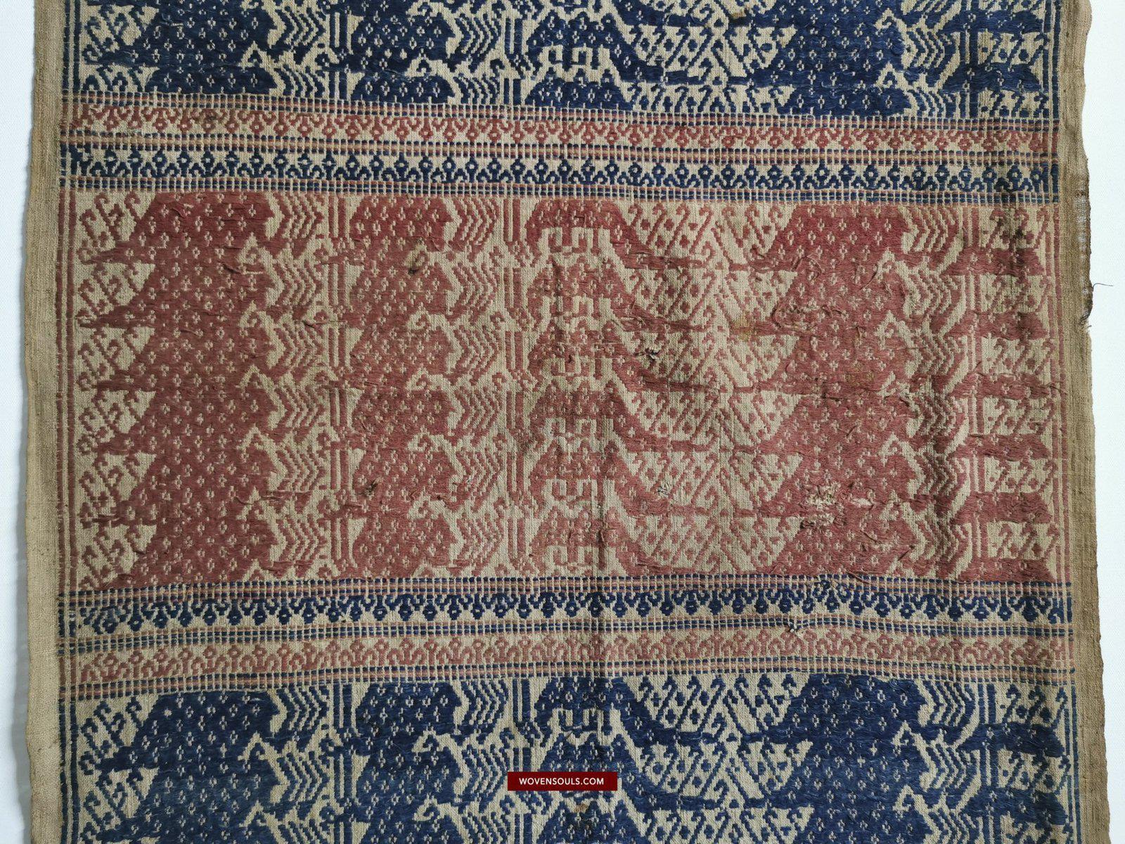 523 Antique Tampan Ship Cloth-WOVENSOULS-Antique-Vintage-Textiles-Art-Decor