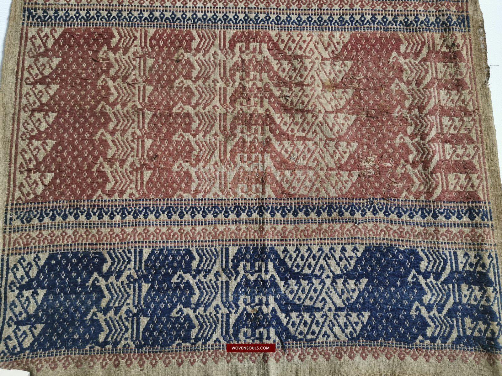 523 Antique Tampan Ship Cloth-WOVENSOULS-Antique-Vintage-Textiles-Art-Decor