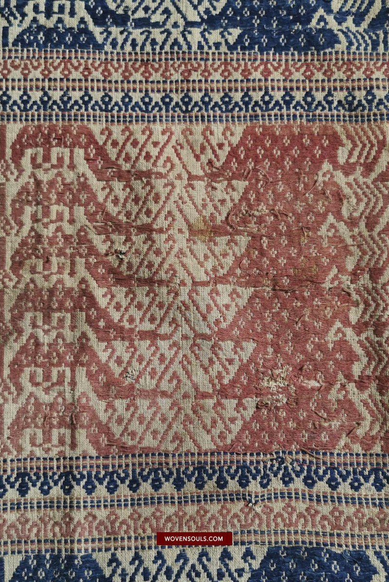 523 Antique Tampan Ship Cloth-WOVENSOULS-Antique-Vintage-Textiles-Art-Decor