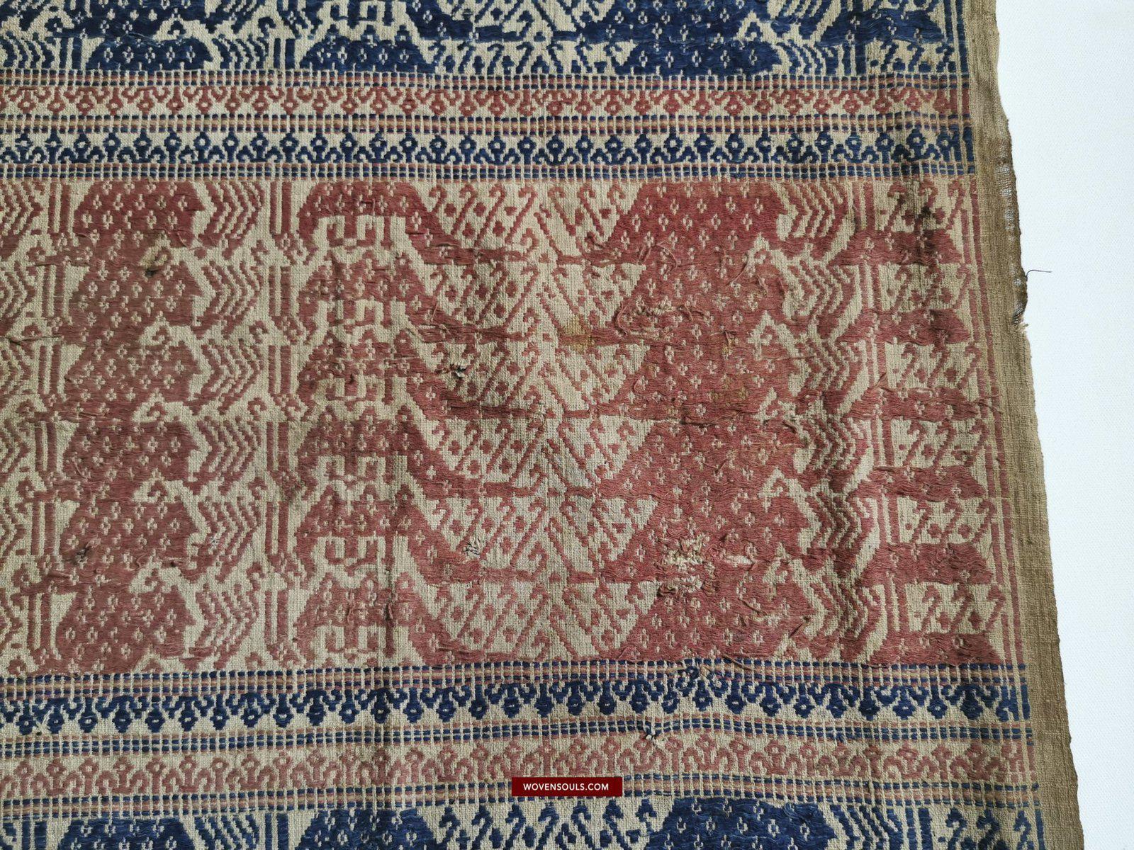 523 Antique Tampan Ship Cloth-WOVENSOULS-Antique-Vintage-Textiles-Art-Decor