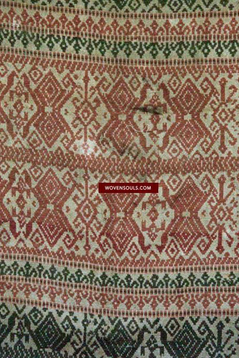 524 Antique Tampan Ship Cloth-WOVENSOULS-Antique-Vintage-Textiles-Art-Decor