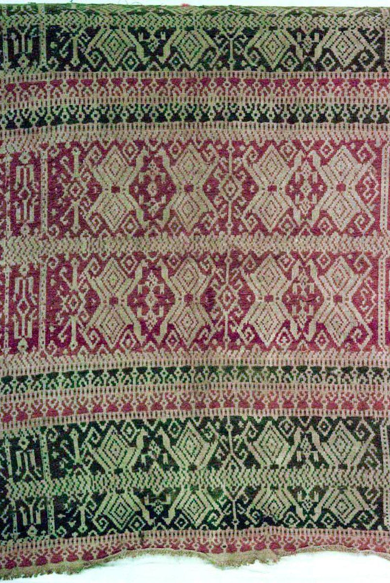 524 Antique Tampan Ship Cloth-WOVENSOULS-Antique-Vintage-Textiles-Art-Decor